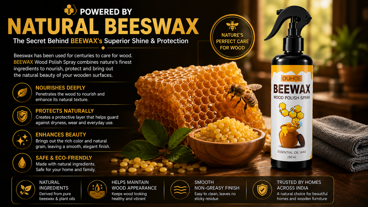 WoodRevive™ Premium Beeswax Wood Polish Spray | Buy 1 Get 1 FREE