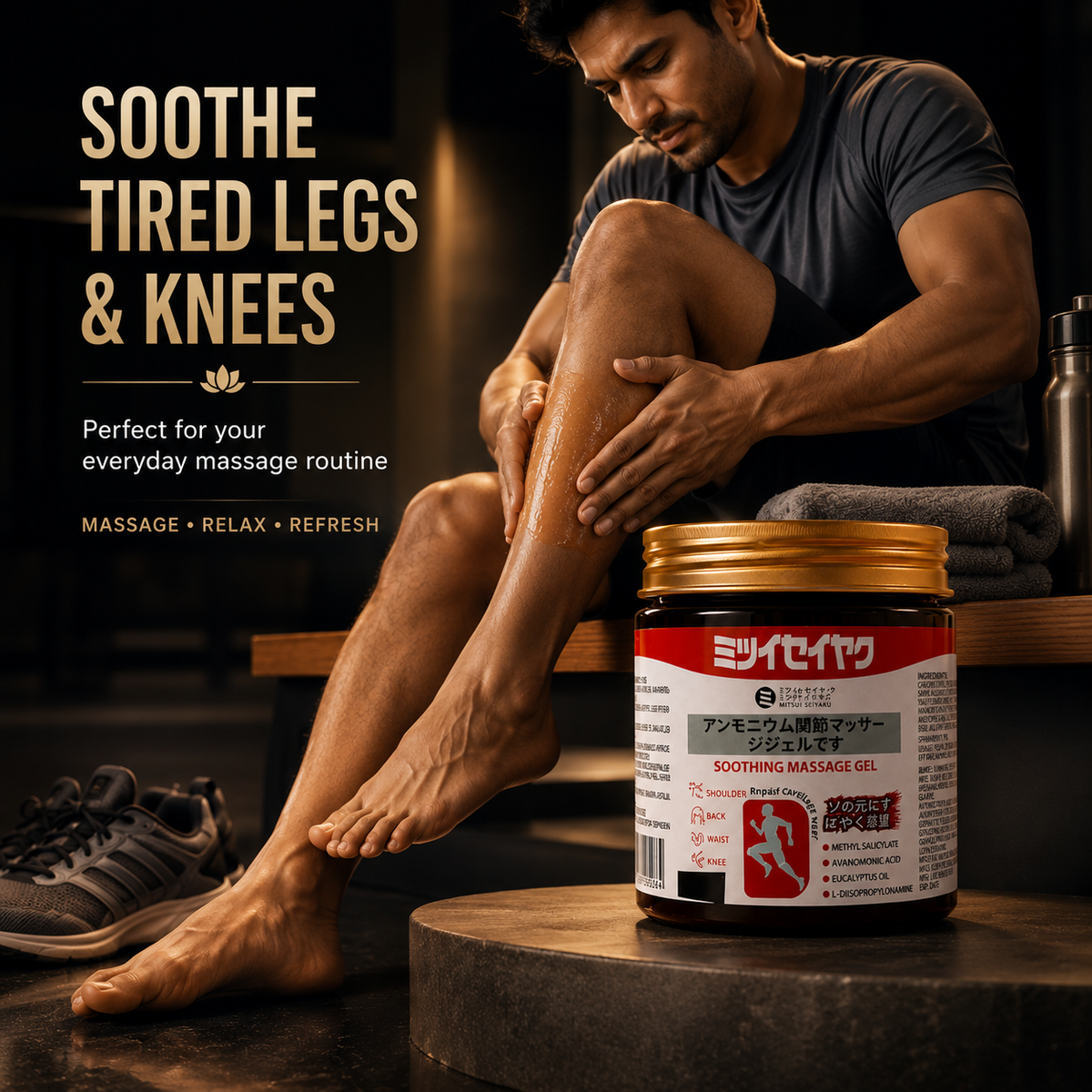 Soothing Massage Gel for Joints, Muscles & Tired Legs – Daily Comfort Massage Gel | Pack of 2