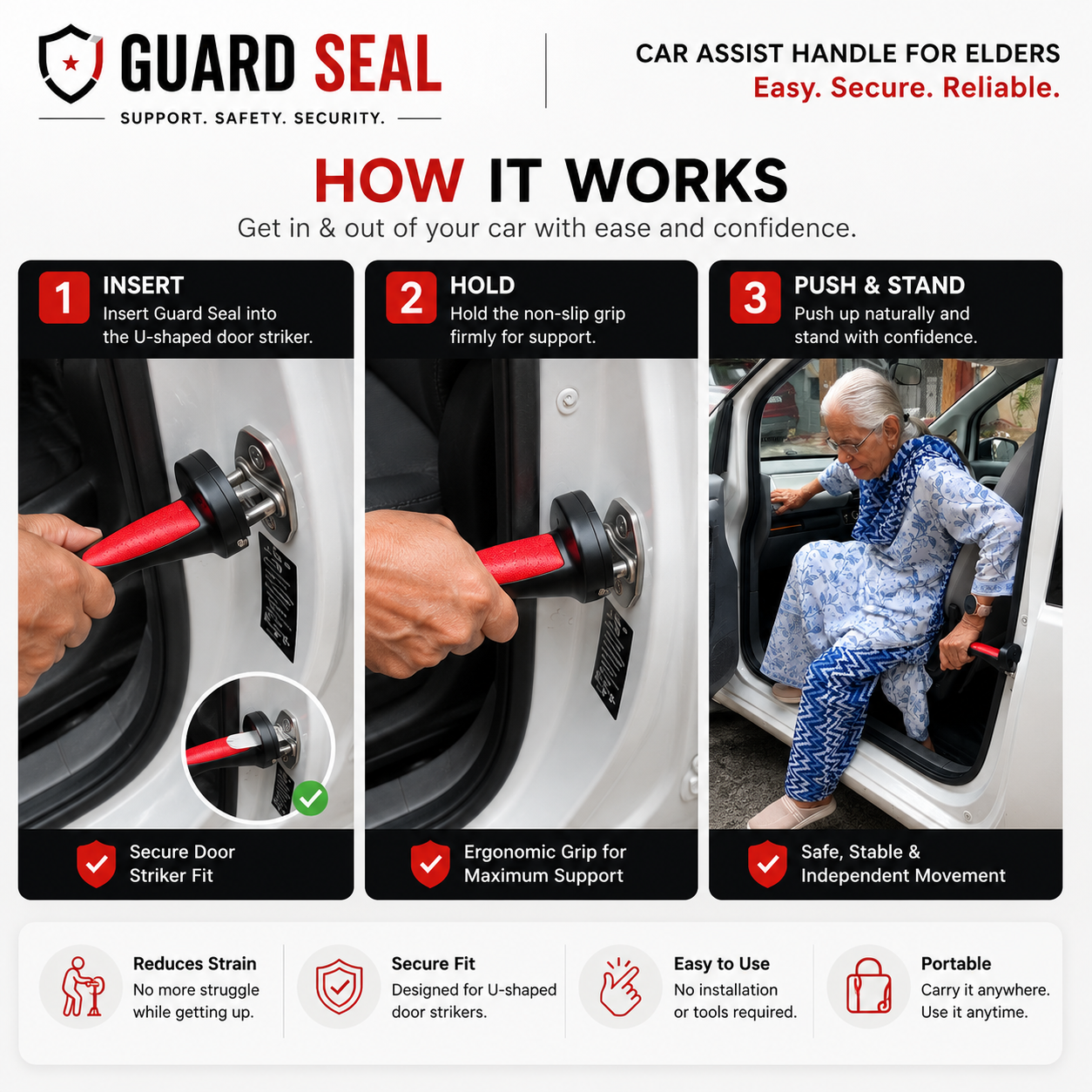 GUARD SEAL™ Premium Car Assist Tool
