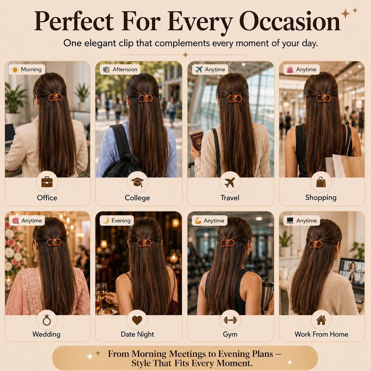 Magnetic Hair Clips for Women