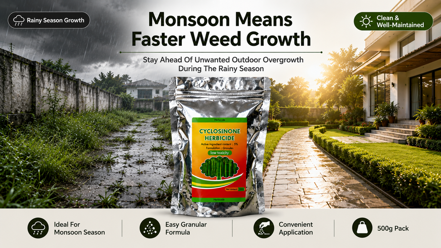 Cyclosinone Herbicide Granular Weed Killer – 500g Pack