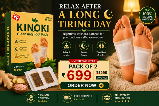 KINOKI Night time Wellness Foot Patches – Pack of 2