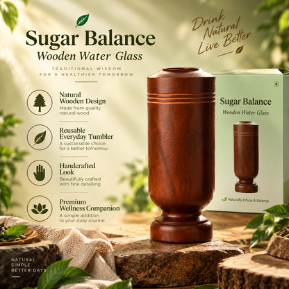 Jamun Wood Wellness Tumbler™ – Traditional Natural Drinkware