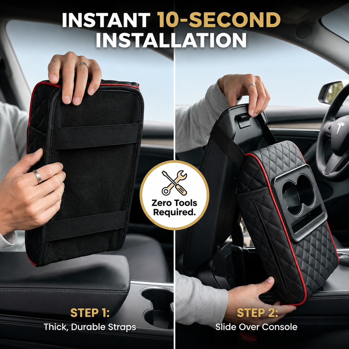 AutoRest- The Premium Leather Armrest Cover for Car