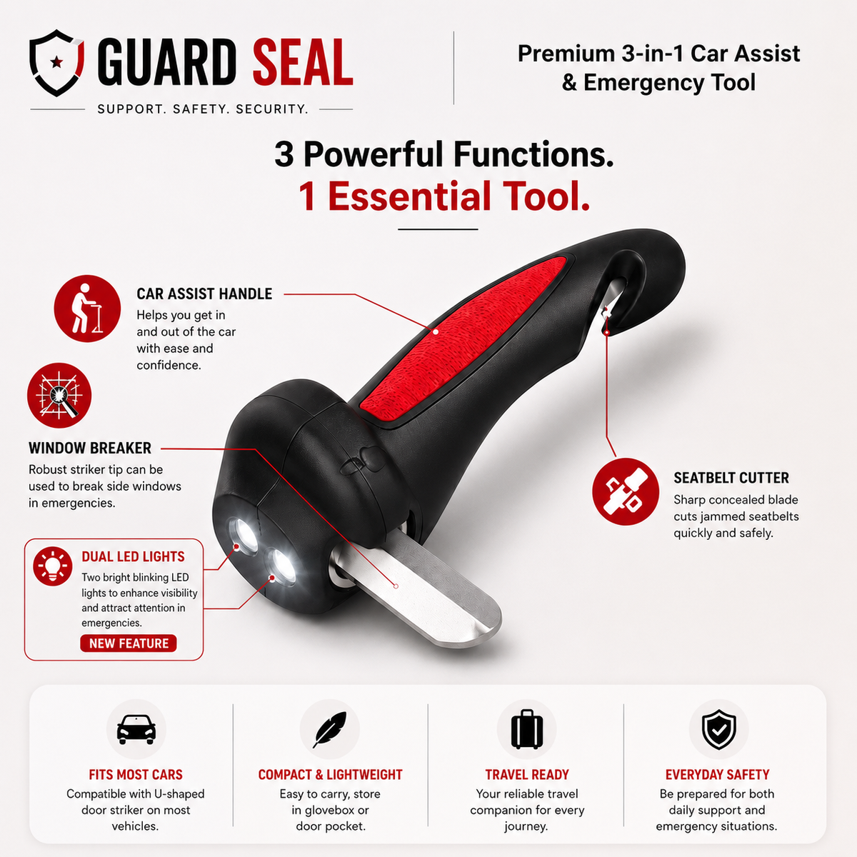 GUARD SEAL™ Premium Car Assist Tool