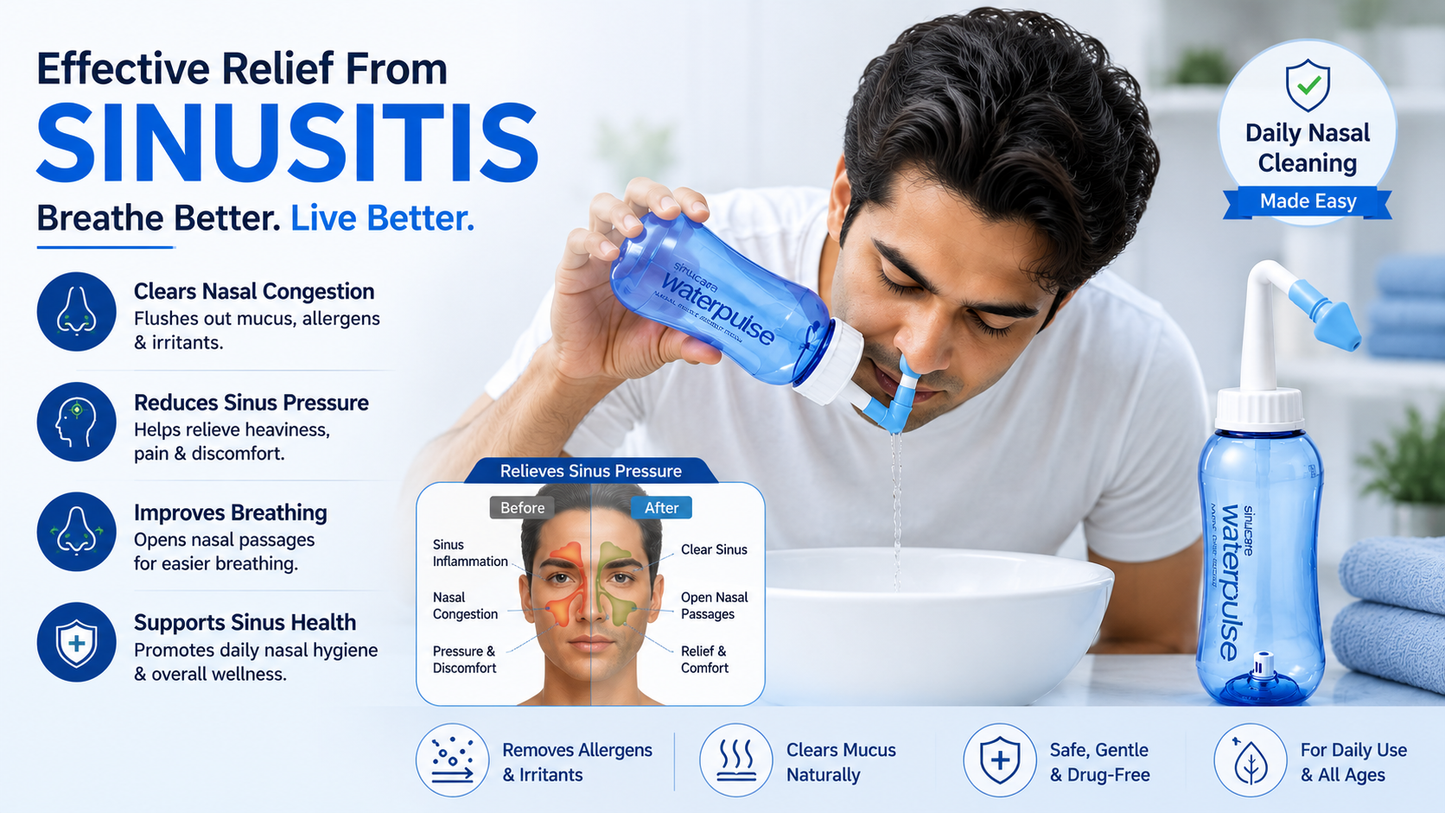 WATERPULSE NASAL WASH BOTTLE