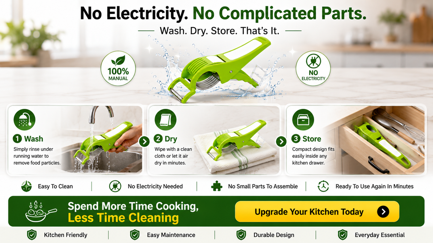 ChopEase™ 2-in-1 Vegetable Cutter with Peeler