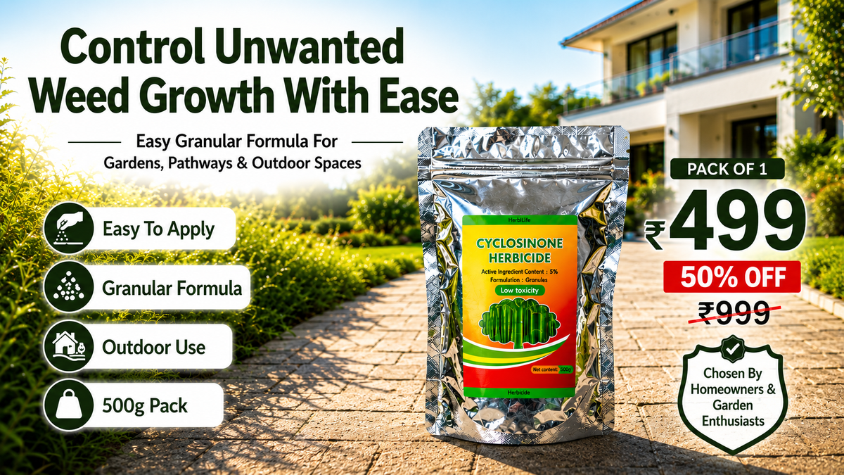 Cyclosinone Herbicide Granular Weed Killer – 500g Pack