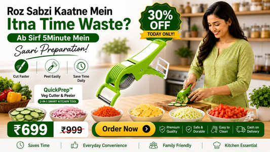 ChopEase™ 2-in-1 Vegetable Cutter with Peeler