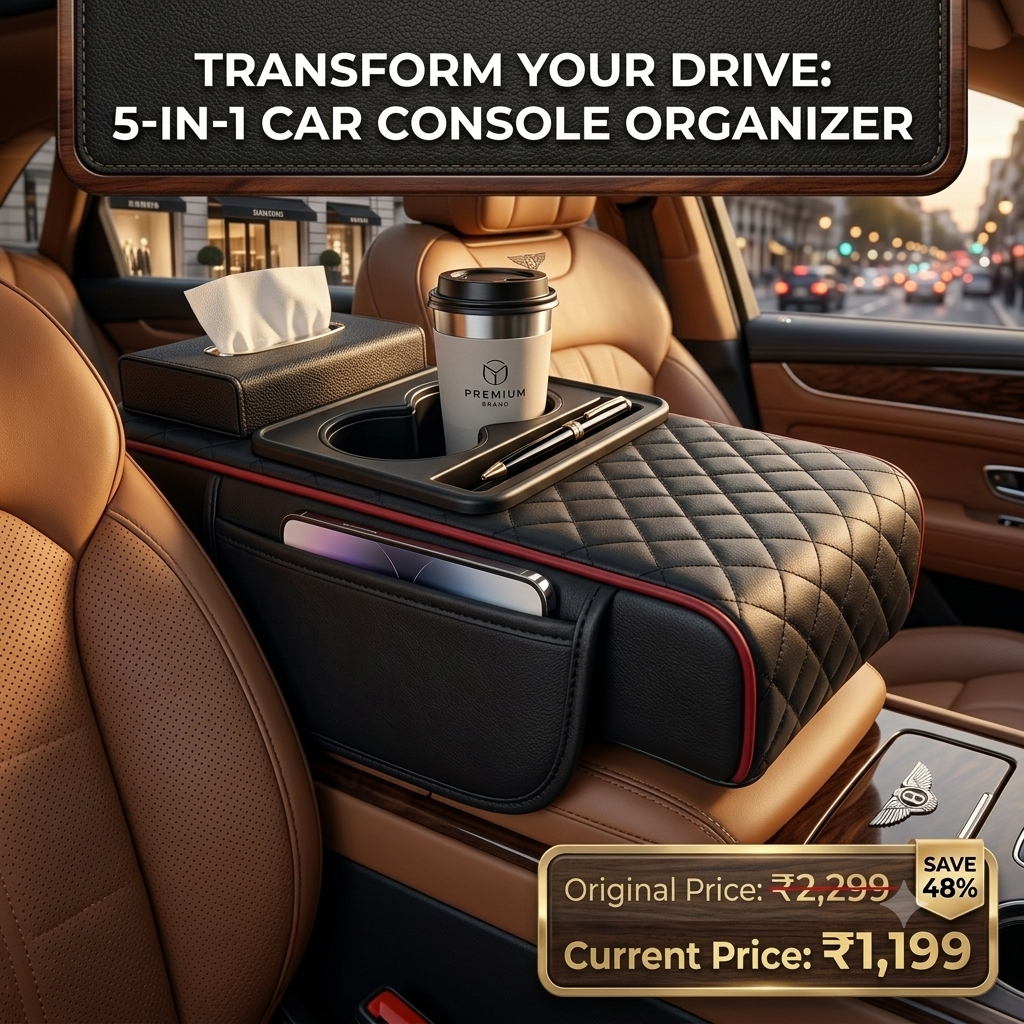 AutoRest- The Premium Leather Armrest Cover for Car