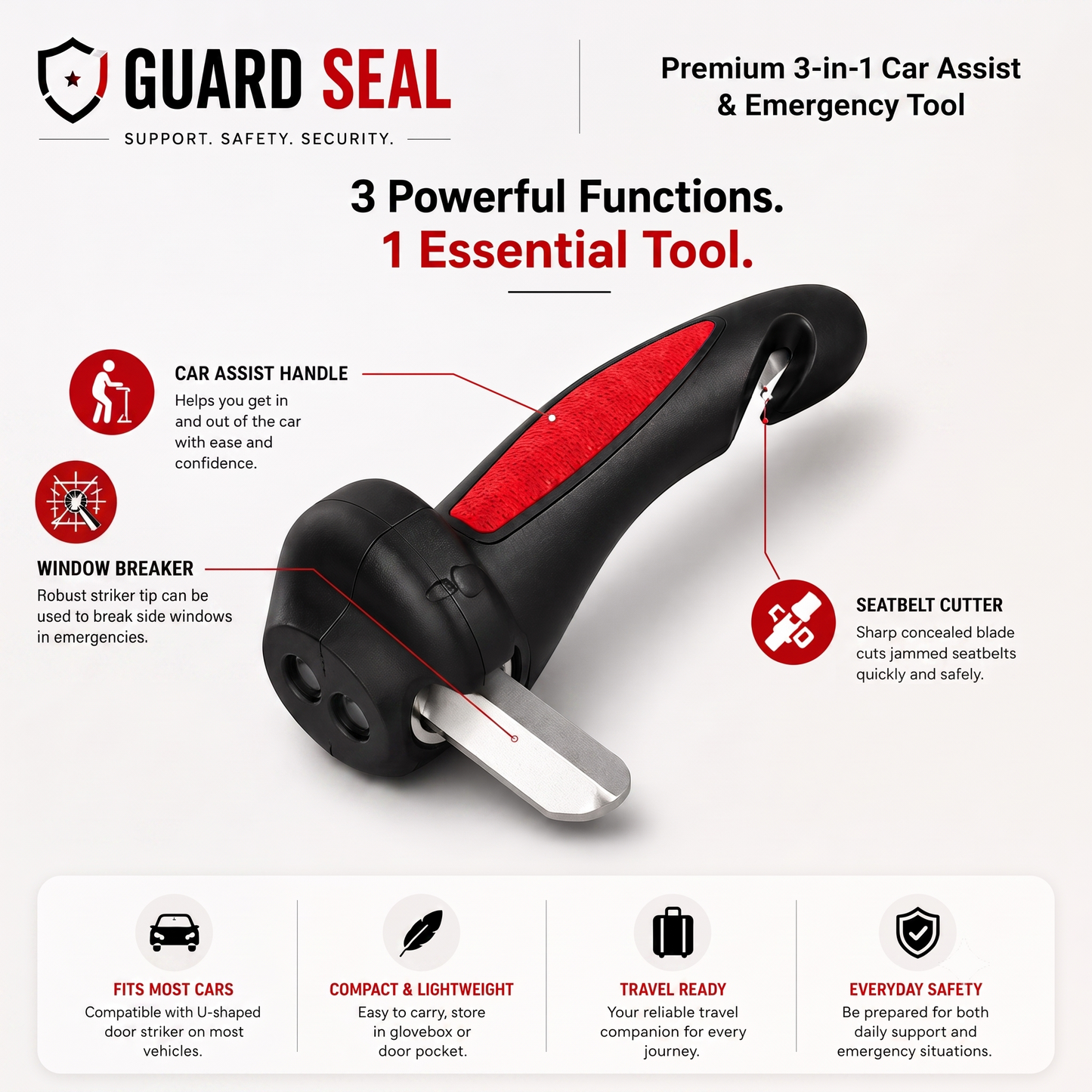 GUARD SEAL™ Premium Car Assist Tool