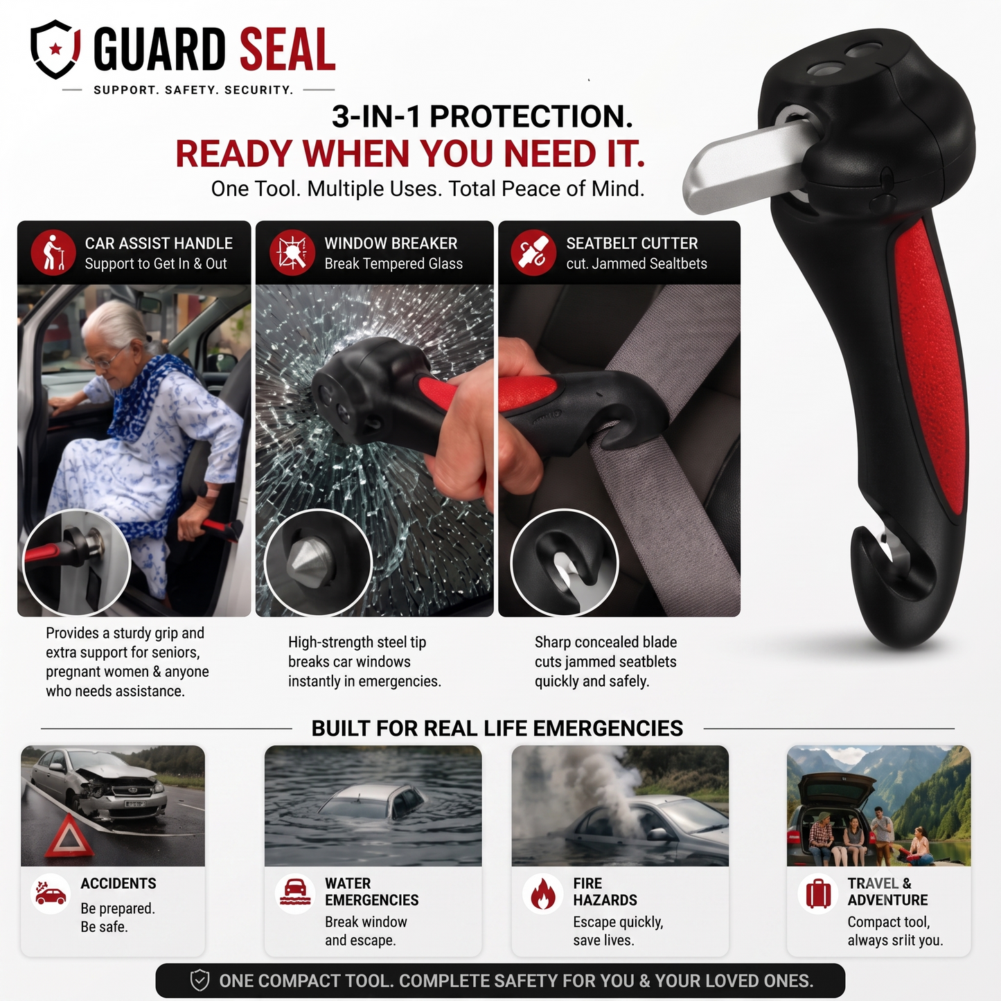 GUARD SEAL™ Premium Car Assist Tool