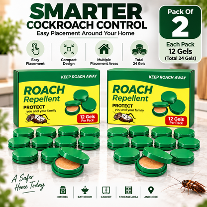 RoachGuard™ Cockroach Bait Gel – 12 Pcs(Pack of 2)